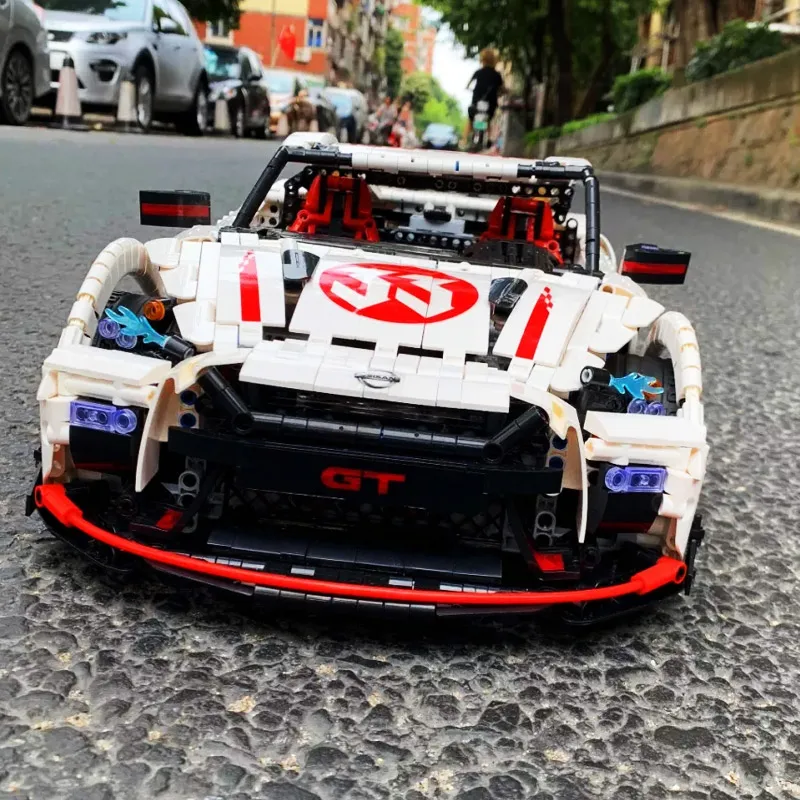 

23010 Technic Series Super Racing Drag Racing Drift Nitrogen Acceleration Building Blocks Brick Toys Gift