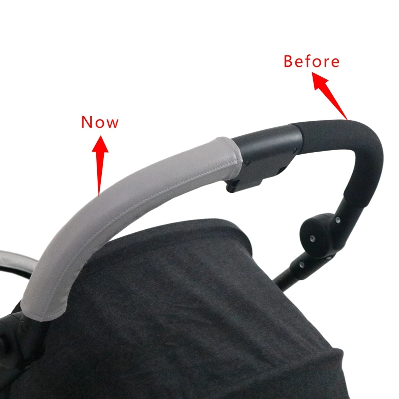 Leather Handles Cover For Cybex Eezy S Twist 2 / Eezy S Twist + 2 Stroller Pram Sleeve Case Armrest Covers Strollers Accessories used baby strollers near me