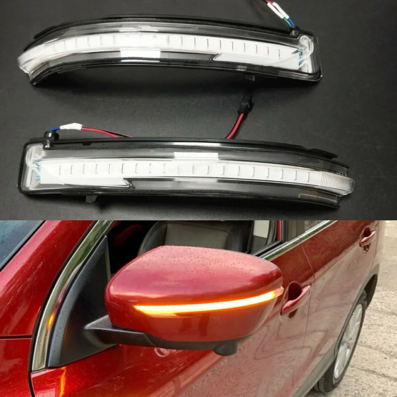 2 шт. автомобильный зеркальный светильник заднего вида Поворотная сигнальная лампа L+ R для Nissan Qashqai Loulan US