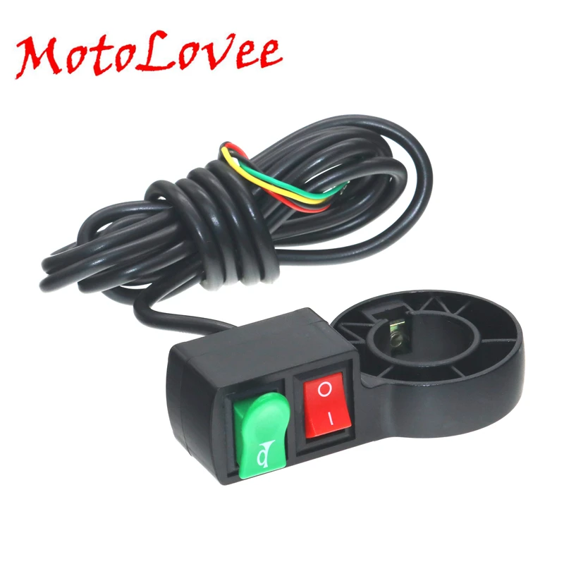 Motolovee 22 мм 7/8 дюйма руль мотоцикла клаксон Кнопка Переключатели передняя фара
