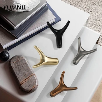 

Wall Hanging Hook Vintage Cattle head shape animal for Hanging Clothes Hat Scarf Key Cattle Horns Hanger Rack Wall Decoration