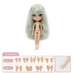Premium 1/6 Scale Icy Doll with Soft Hair & Extra Hand Set - Makeup Edition (Naked doll)