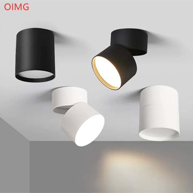 Anti-glare Dimmable Surface Mounted Rotating LED Downlight led downlight recessed ceiling spotlight ceiling lamps 20W15W10W7W Epistar Spot Light Ceiling Lamp AC90-260V