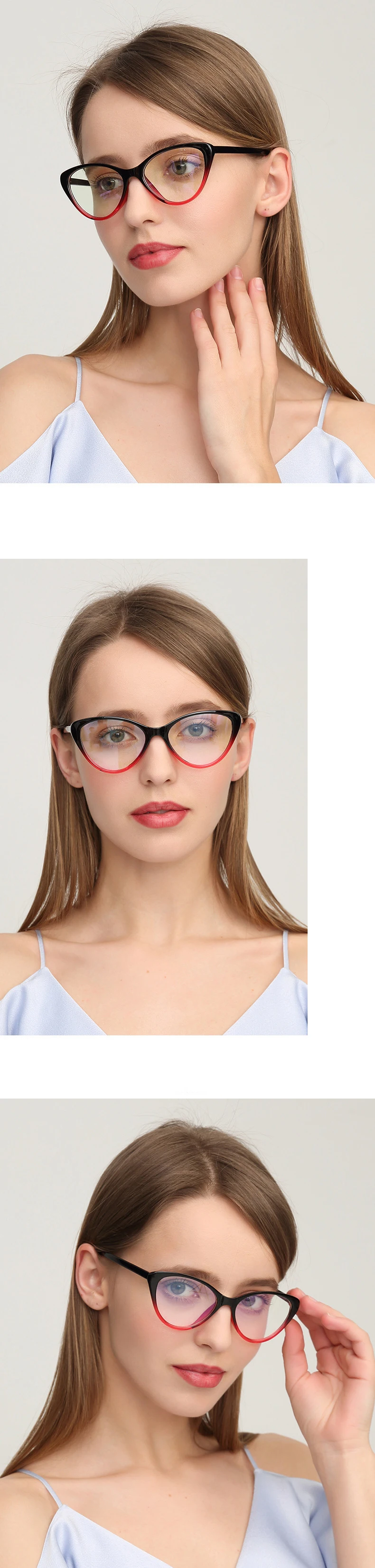 Фотохромные серые линзы кошачьи женские солнцезащитные очки для чтения Обесцвечивающие диоптрии Gafas очки Рамка