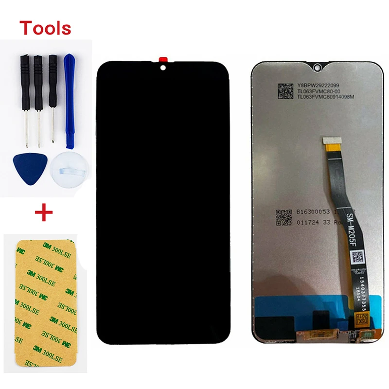 

For Adjustable Samsung Galaxy M20 M205 M205F SM-M205F/DS Touch Screen LCD Replacement Glass LCD Display Monitor Panel Assembly
