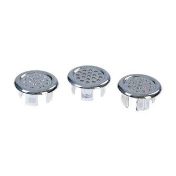 

3Pcs/lot Stainless Steel Basin Sink Round Overflow Cover Ring Insert Replacement Tidy Chrome Trim Bathroom Accessories