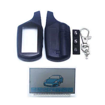 

B6 Key Shell case auto alarm body casefor Starline B6 lcd remote two way car alarm system+Russian version B6 lcd display