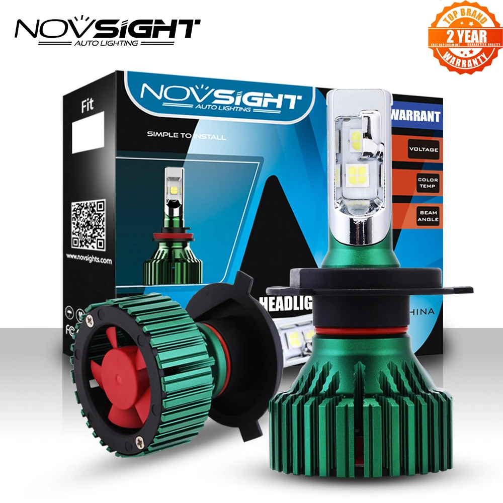 Novsight 60w 16000lm H4 Hb2 9003 Car Led Headlights Driving Fog Light Bulbs Dual Beam Play And Plug Lamps 6500k D45 Car Led Headlight Fog Light Bulbled Headlight Aliexpress Novsight 60w 16000lm H4 Hb2 9003 Car Led Headlights Driving Fog Light Bulbs Dual Beam Play And Plug Lamps 6500k D45 Car Led Headlight Fog Light Bulbled Headlight Aliexpress