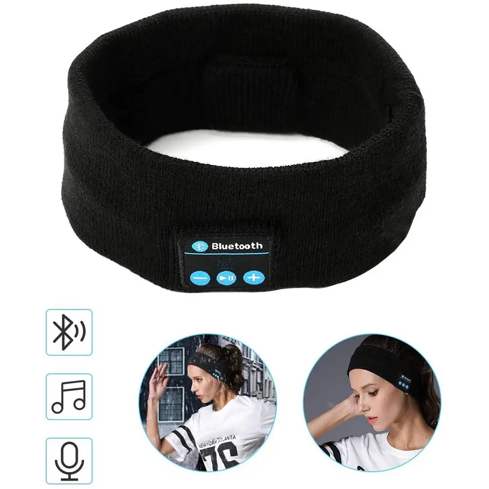 Беспроводные Bluetooth 5 0 стерео наушники для бега гарнитура сна Спортивная музыка