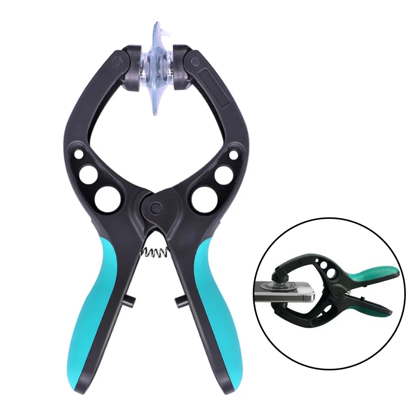 

LCD Screen Opening Spring Pliers Suction Cup with 2 Suckers for Mobile Phone Screen Opening Repair Tool
