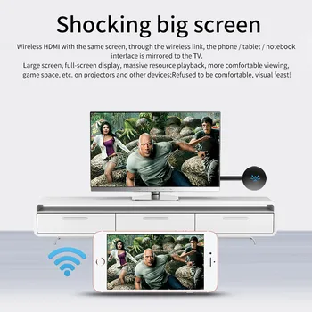 

HIPERDEAL Same Screen G6 Ultimate 1080P HDMI Wireless Dongle WiFi Display Receiver 2.4G For Mobile Tablet Laptop 20JUL 29