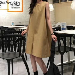 Women Rompers Solid Simple Harajuku Japan Style Streetwear Casual Wide Leg Retro Cool Baggy PopularAll-match Lovely Hipsters