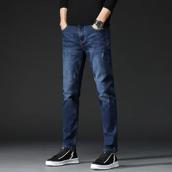 

2020 New Winter and Autumn Mens High Quality Casual Jeans High Quality Mens Pants