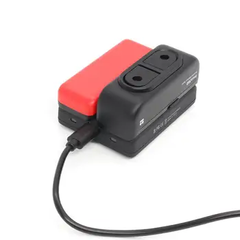 

For Insta360 One R Fast Charger Dock 2 In 1 Portable USB Charging Stand Base Action Sport Camera Accessories