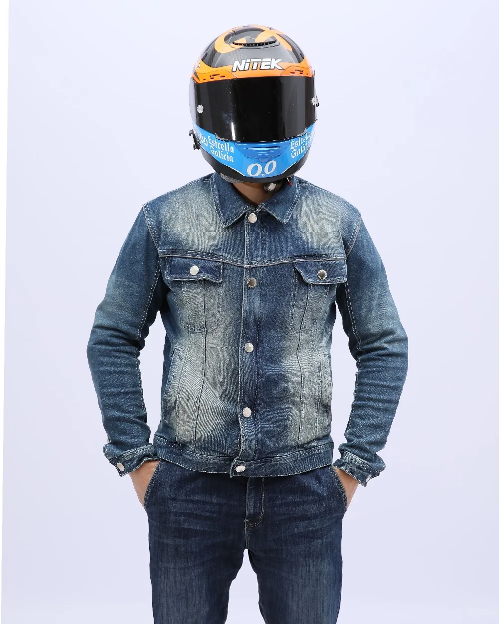 FREE YOGIN Motorcycle jeans Jacket 1