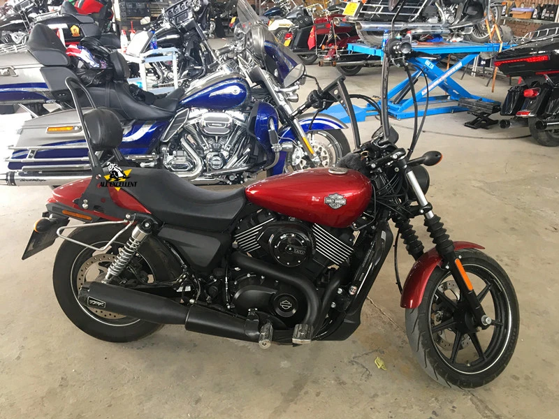 Карбоновая сталь Задняя багажная стойка для Harley Davidson STREET 750 500 Модифицированная спинка усиленная утолщение обновление