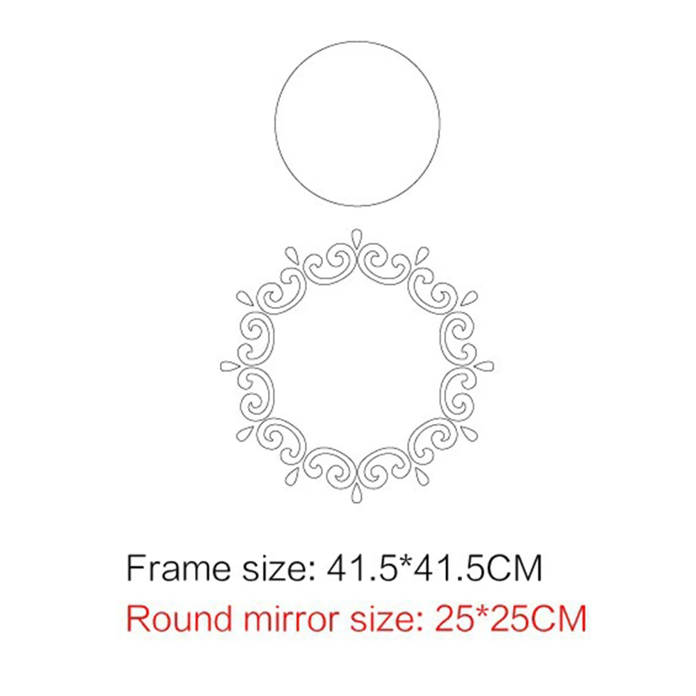 Makeup Mirror 3D Mirror Sticker Acrylic Home Decoration Kids Rooms Bathroom Bedroom Art Mural Self-adhesive Wall Stickers mirror wall sticker acrylic wall sticker