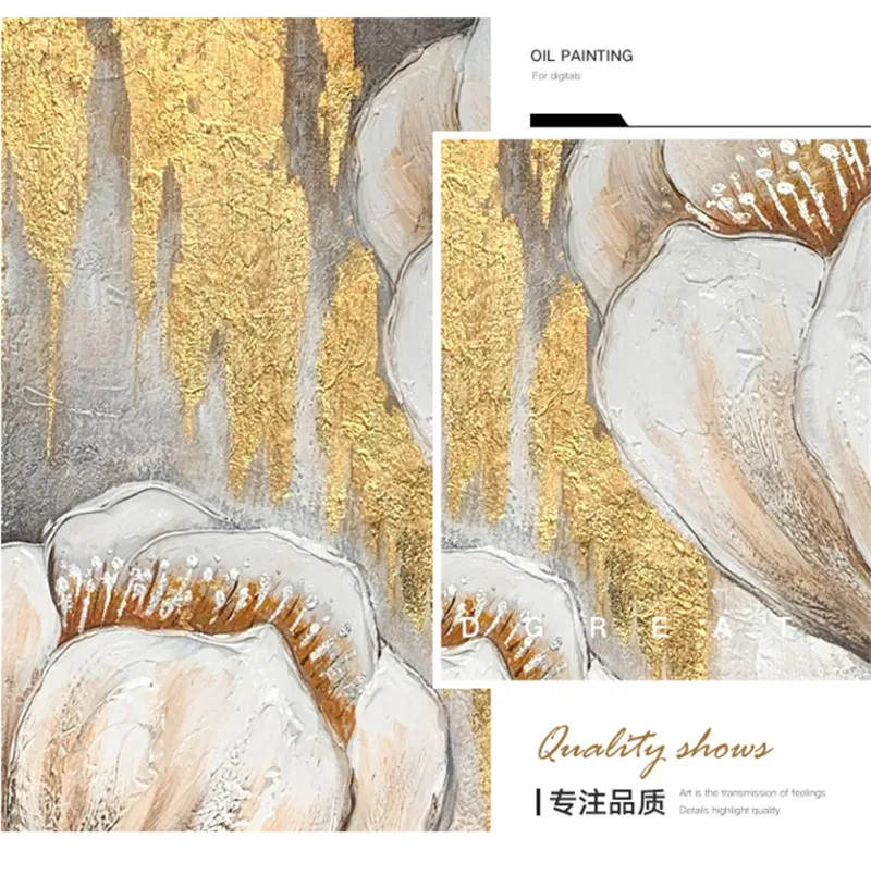 Kaufen 3 Panels Leinwand Malerei moderne auf die wand Bild wohnzimmer und schlafzimmer kunst dekorative bilder blume gemälde Keine Rahmen