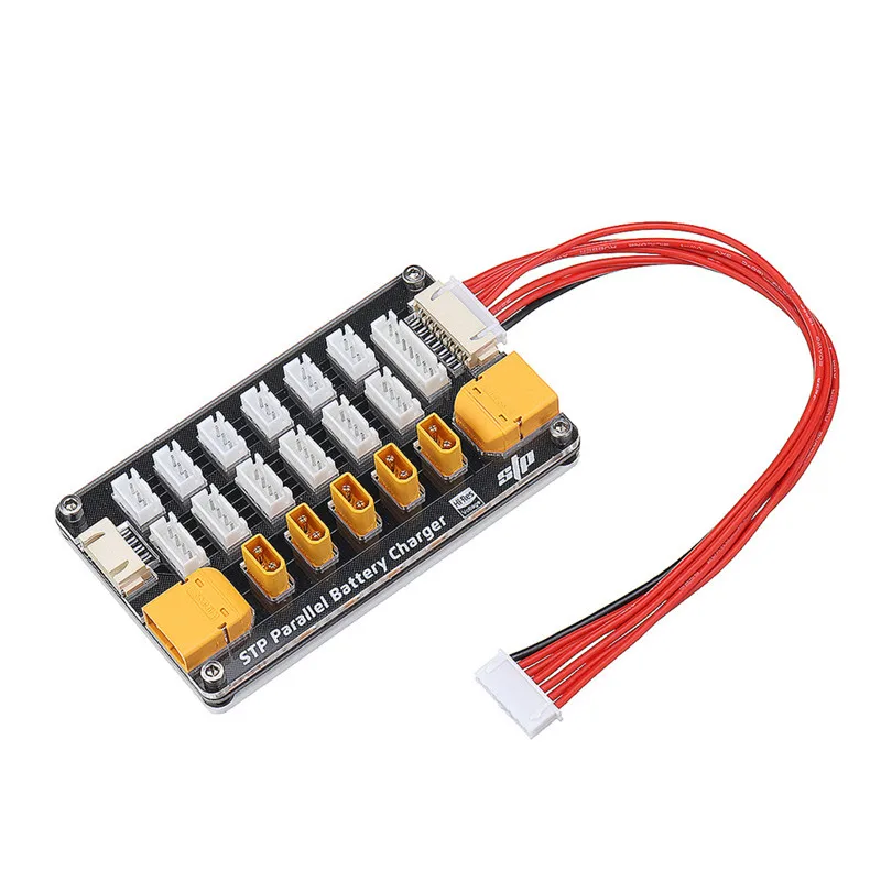 

STP XT30 XT60 Plug Support 2-6S Lipo Battery 6S7P Parallel Charger Board For FPV Racing RC Drone Multirotor Spare Part Accs