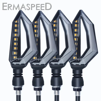 

2 Pair Amber Motorcycles Turn Signals Blinker Cafe Racer Accessories Indicator LED Flasher Lights for KTM exc 65 sx duke 390 790