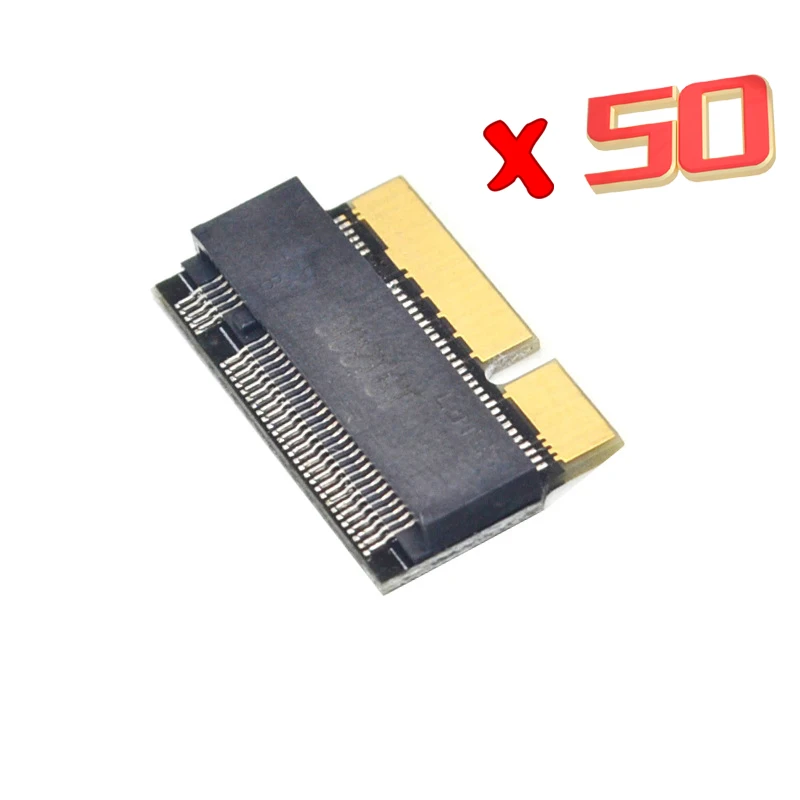50 шт. M2 SSD адаптер для Macbook 2012 M.2 NGFF M ключ SSD для MacBook Pro retina 2012 A1398 A1425 адаптер разъем конвертации карт