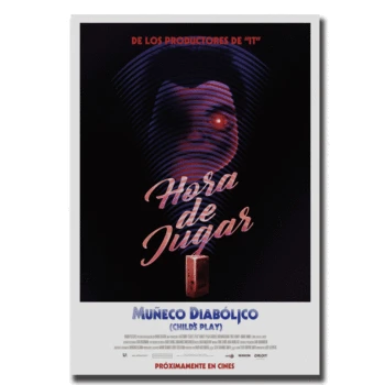 

Art fabric poster Horror movie childs play film Wall canvas decor painting 12x18 24x36in living room print pictures