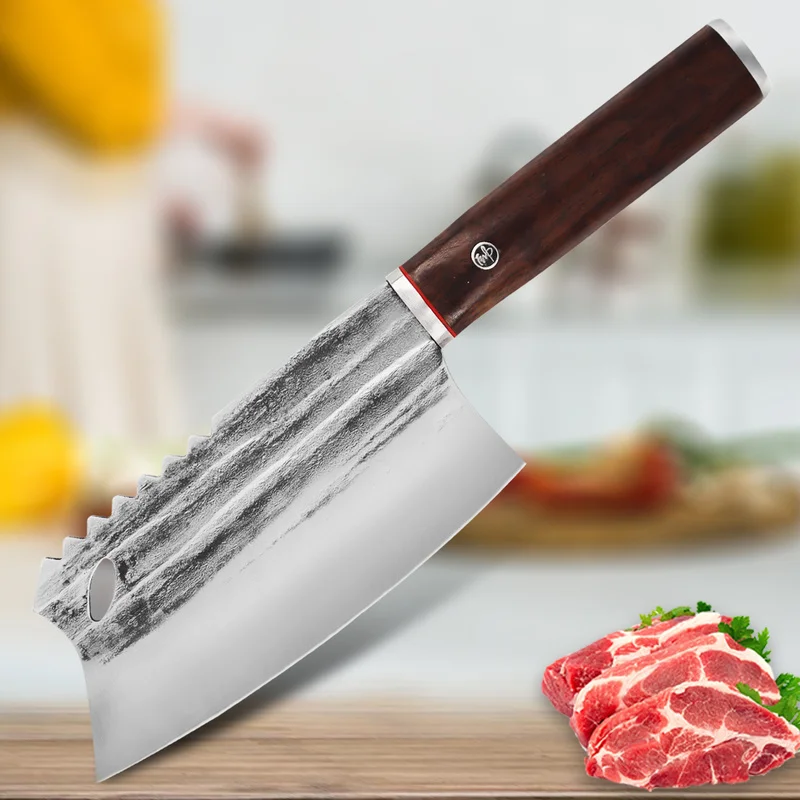 Кухонный нож из нержавеющей стали для нарезки мяса овощей китайский поварской