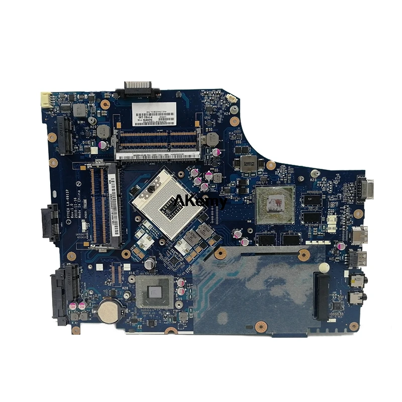 P7YE0 LA-6911P материнская плата для ноутбука acer aspire 7750 7750G MBRMK02001 MB. RMK02.001 8* Память HM65 DDR3 протестирована