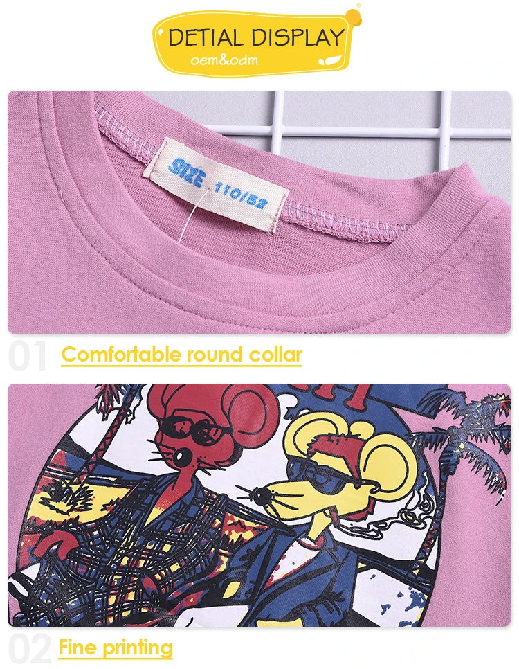 Korean Clothes Kids Denim Jeans Girls Cartoon T-Shirt Summer Fashion Wear Girls Denim Pants Jeans Clothing Casual Set For Kids