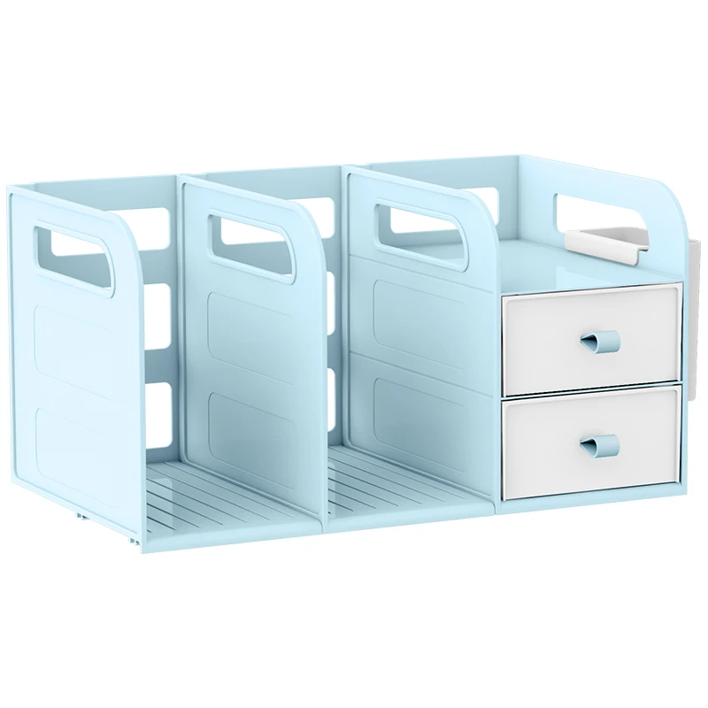 AVEO Bookshelf 1 PCS File Paper Holder Desktop File Organizer for Books,  Documents Storage Box Document Cabinets Desk Folder Office Suppiles Bookcase