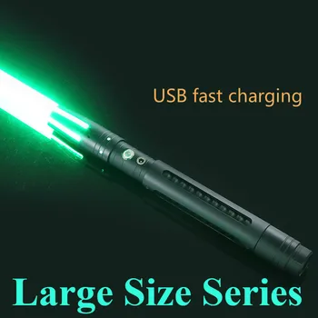 

100cm Lightsaber Metal Sword RGB/fixed Color Laser Cosplay Boy Gril Toy Flashing For Kids Gift Light Outdoor Creative Wars Toys