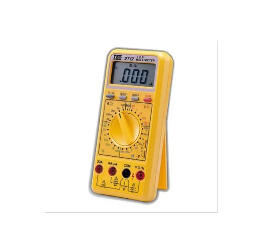 TES Inductance Capacitance Ohm Measurement Tester LCD Digital