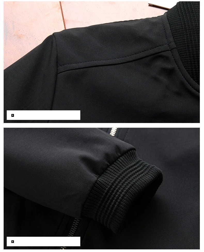 Autumn New Men's Bomber Zipper Jacket Male Casual Spring Streetwear Hip Hop Slim Fit Pilot Coat Men Clothing Plus Size 5XL 6XL