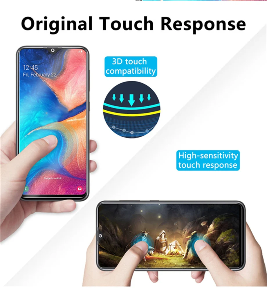 3 шт Защитное стекло для samsung Galaxy A50 A40 закаленное стекло для samsung A10 A20 A30 A70 A80 A60 A90 Защитная пленка для экрана