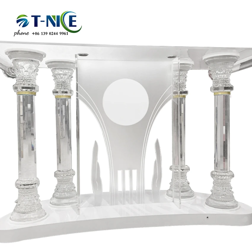 Рисунок 2 - AKLIKE белая глянцевая стеклянная кафедра для подиума