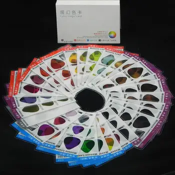 

Hair Color Chroma Tone Card Pigment Mixture Palette Guide Paper Styling Tool
