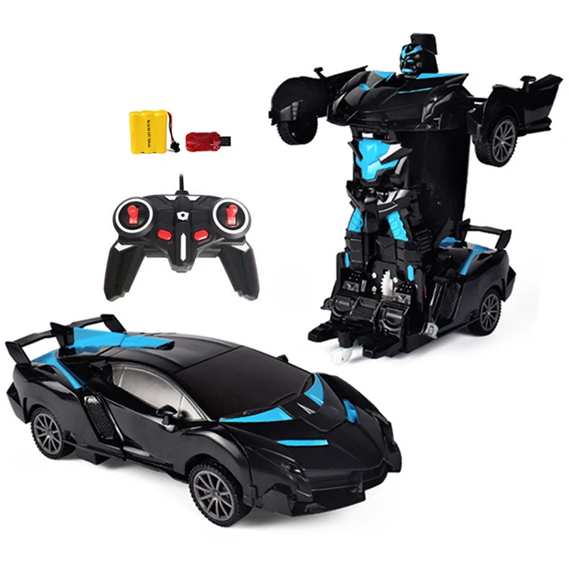 

Transformation RC Cars Toys Deformation Robot Led Lights Electric Remote Car Transformer Toy for Boys Children High Quality A24