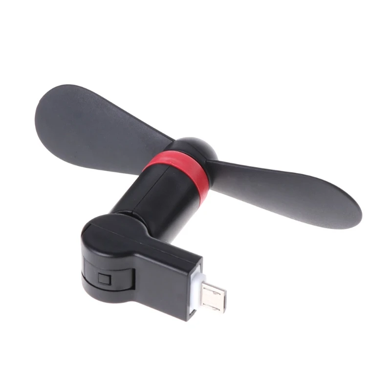 Вращающийся микро USB Охлаждающий вентилятор для samsung Xiaomi huawei Android Phone