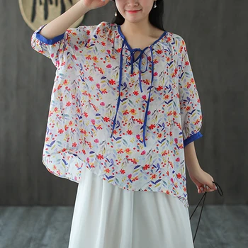 

Women Ramie T Shirt Tops Tees Tshirt Digital Print Big Loose Oversized Sweet Cute Casual Fashion for Summer AZ18461541