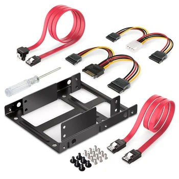 

SATA Data Cable Power Cable Mounting Kit Accessories Bracket Drive Computer Durable Screw Internal Hard Disk