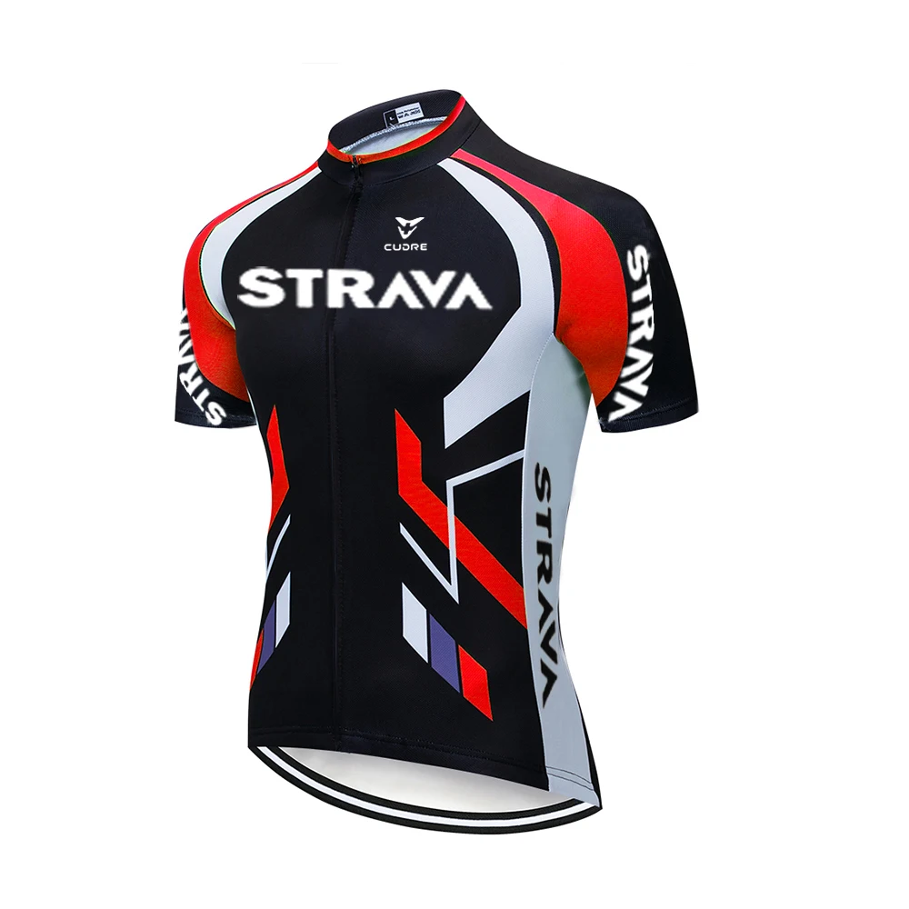 Новинка 2020 Мужская велосипедная Джерси Strava топы с коротким рукавом рубашка для