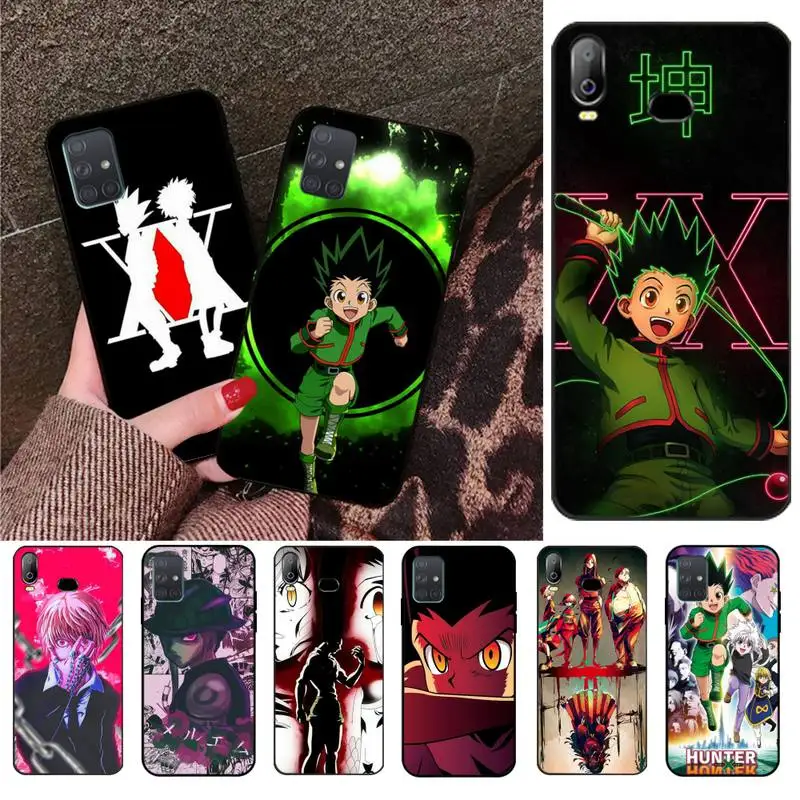 

CUTEWANAN Japanese Anime Hunter x Hunter Newly Arrived Black Phone Case For Samsung A10 A20 A30 A40 A50 A70 A71 A51 A6 A8 2018