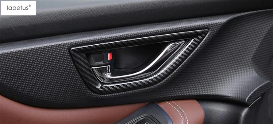 Аксессуары Lapetus подходят для Subaru Forester ABS внутренняя дверная ручка для двери автомобиля, дверная ручка для формовки чаши, комплект обшивки/2 цвета
