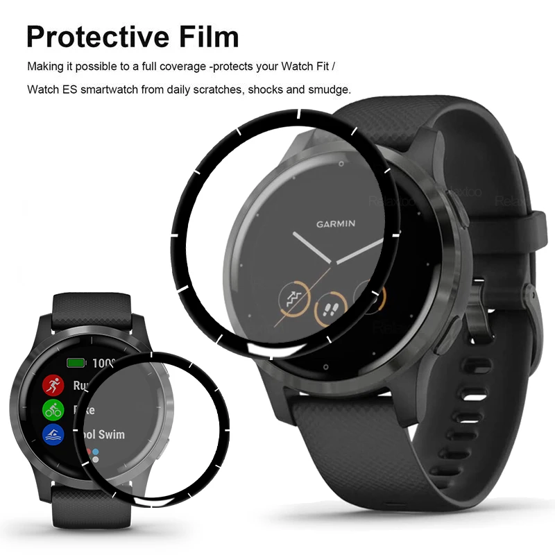 1/2/3pcs 3D Full Screen Protector On The For Garmin Vivoactive 4 Vivo-active 4 Vivoactive4 Smart Watch Protective Film Not Glass