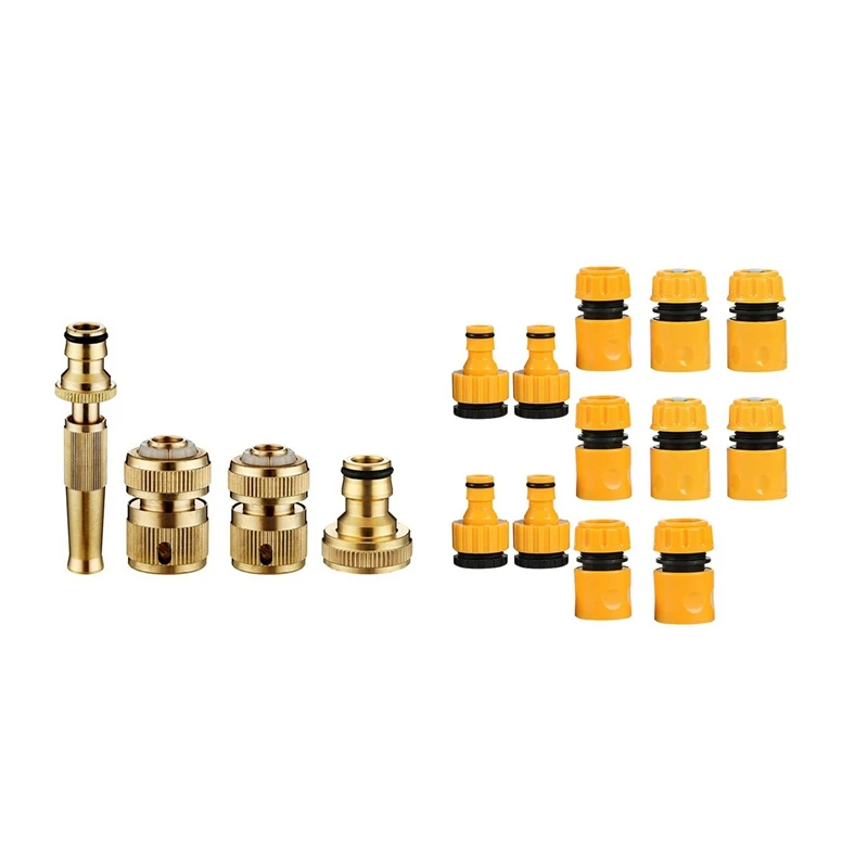 4 piezas con paquete de 4 conectores Accesorios de manguera de latón 4 piezas con paquete de 4 conectores Accesorios de manguera de latón