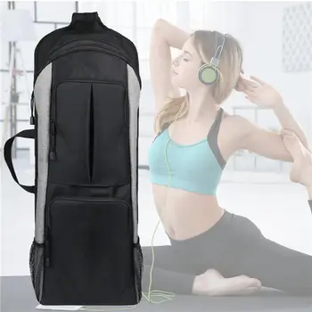 

Yoga Mat Bag Portable Pocket Carrier Backpack With Zipper Pockets Multifunction Package Gym Sports Fashion Knapsack Outdoor 2020