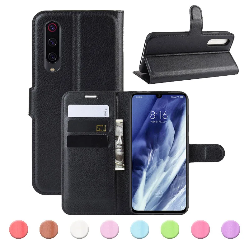 Кожаный чехол на Xiaomi Mi 9 SE Ми 8 Lite Max 2 3 Раскладные случаи Книга Бумажник Обложка для
