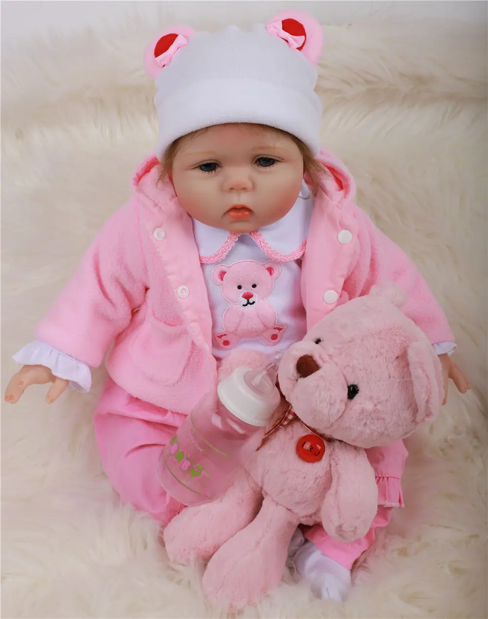 56 см Кукла reborn baby girl мягкая силиконовая кукла для всего тела 0 3 м реальный размер