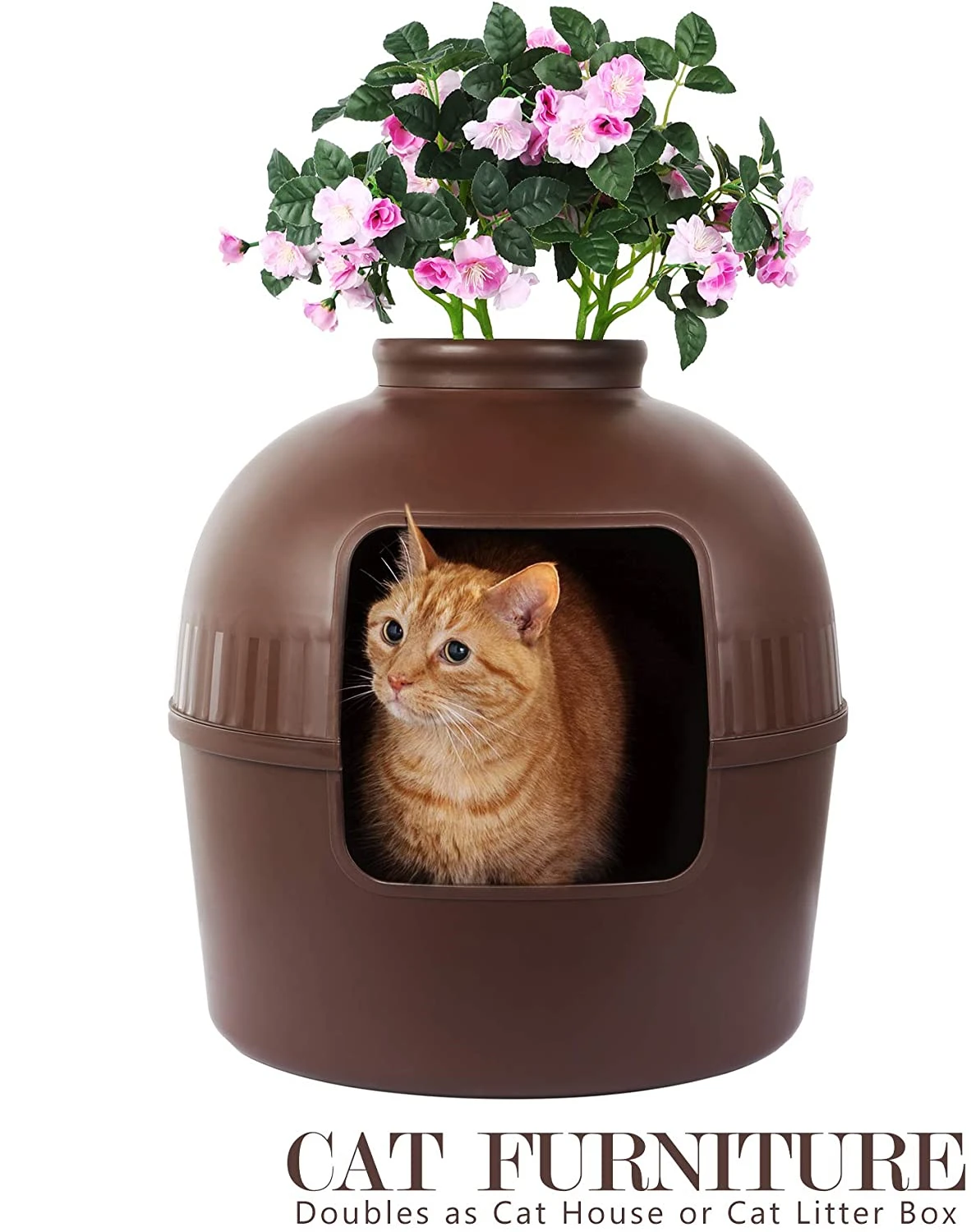 Cat Litter Box As Cat House Furniture Or Covered Cat Litter Box Plant
