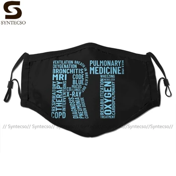 

Respiratory Therapist Mouth Face Mask Respiratory Therapist Gift Therapy Facial Mask Fashion Funny with 2 Filters for Adult